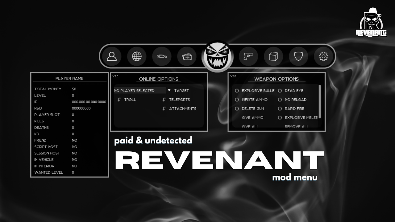 Revenant Mod Menu showcase